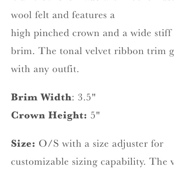 Rare ! SALE ! Wyeth brown velvet band rancher hat - Picture 3 of 6